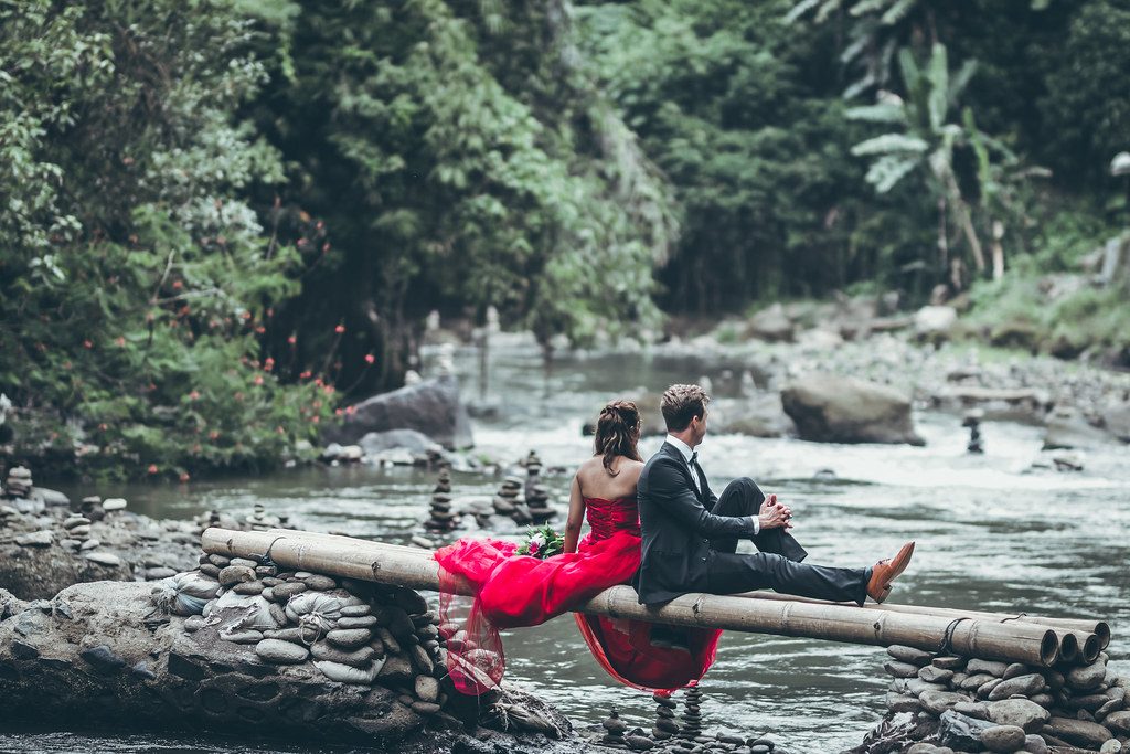Pareja viajando